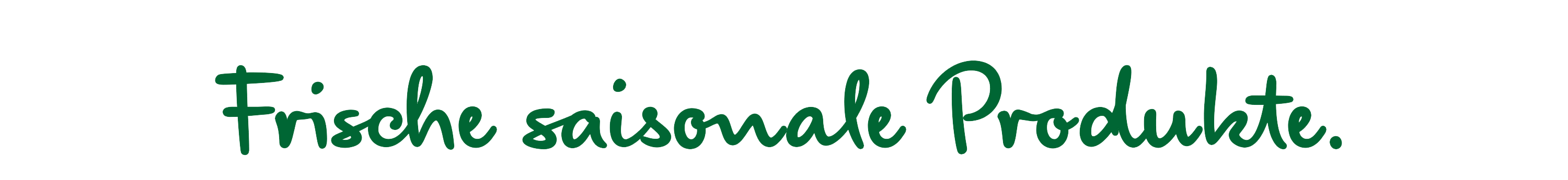 frische saisonale produkte